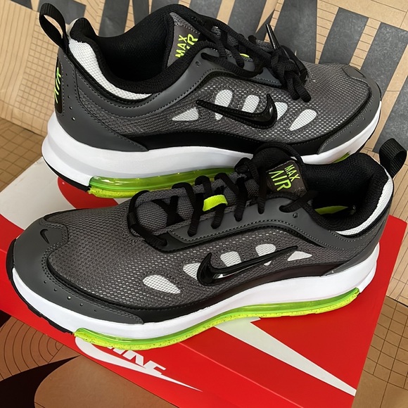 Nike Air Max AP Mens Iron Grey/Black-Photon Dust Grey Volt - Picture 12 of 16